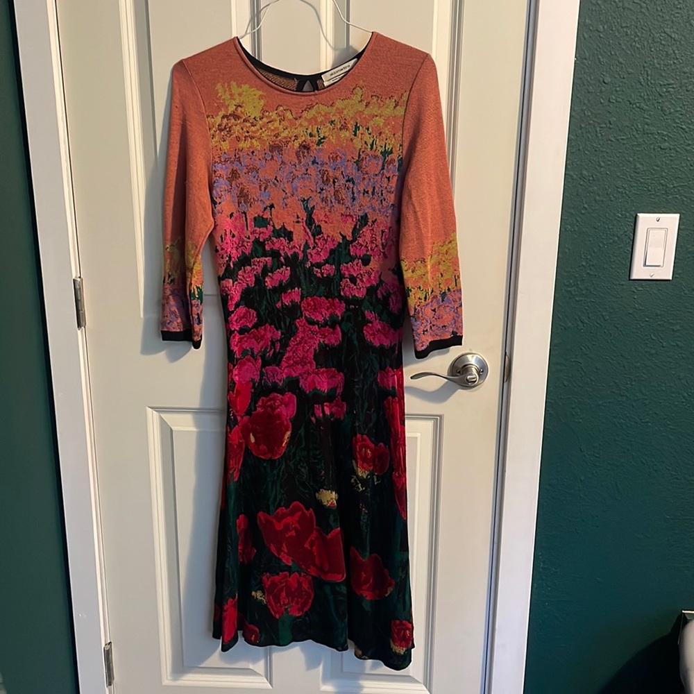 Aldo Martins Midi Knit Floral Dress